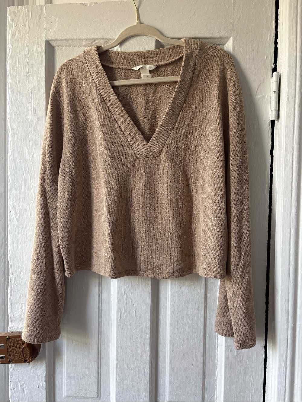 H&M Beige V-Neck Women’s Sweater